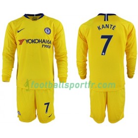 Tenue Chelsea Kante 7 Enfant Extérieur 2018-2019 Maillot de Foot ML